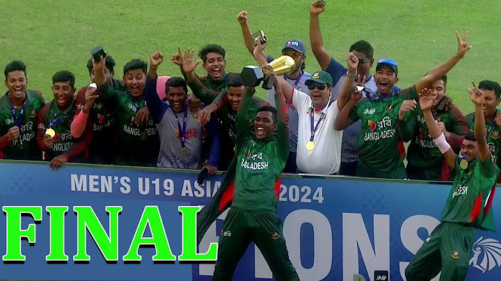 Showdown ! India U19 vs Bangladesh U19 Final 2024 highlights