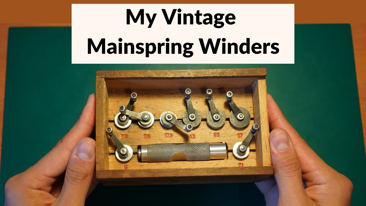 My vintage mainspring winders!
