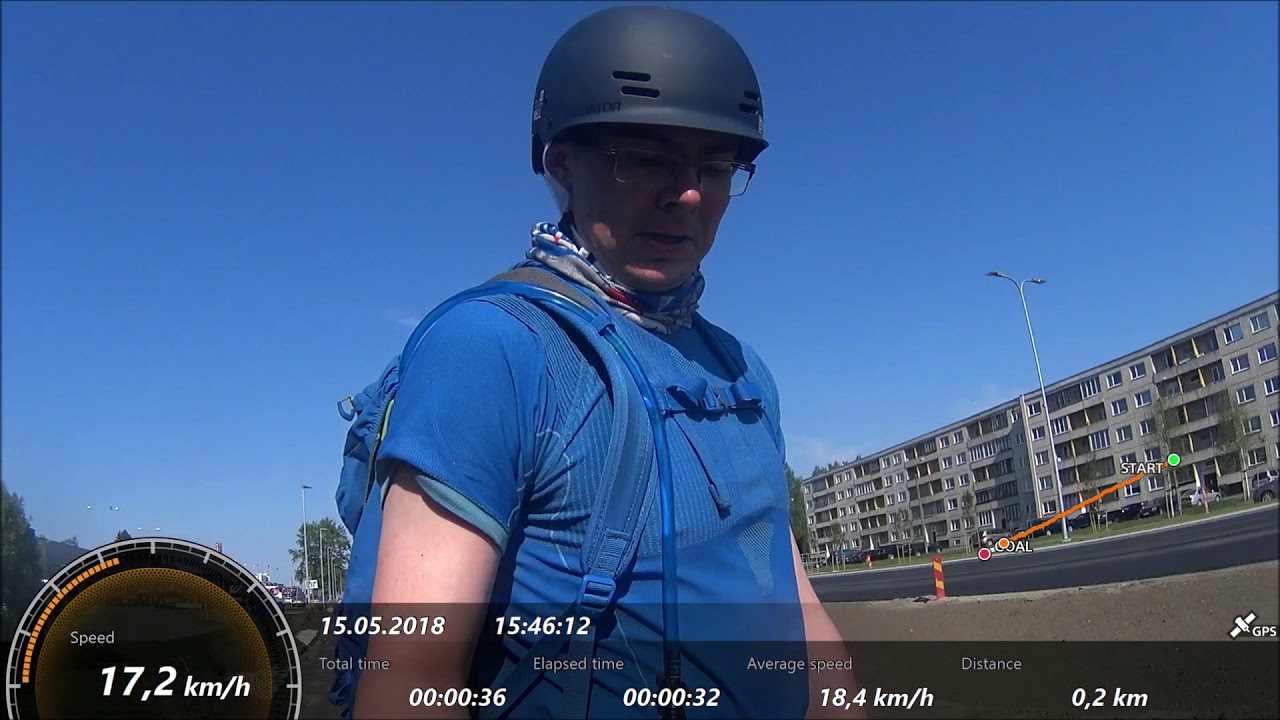 Long distance skateboarding in Estonia, 44 km