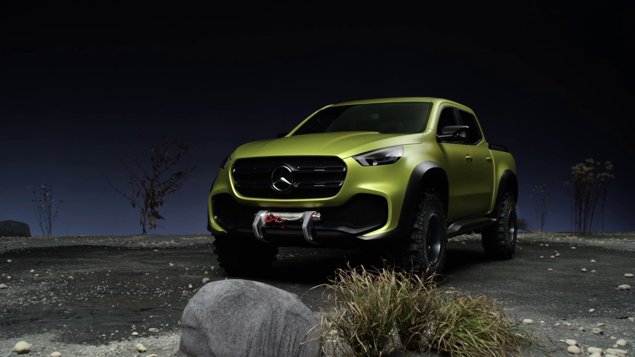 Mercedes-Benz Concept X-Class powerful adventurer - Design footage