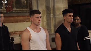 Mens Fashion Catwalk Rehearsal London Fashion Week 2022