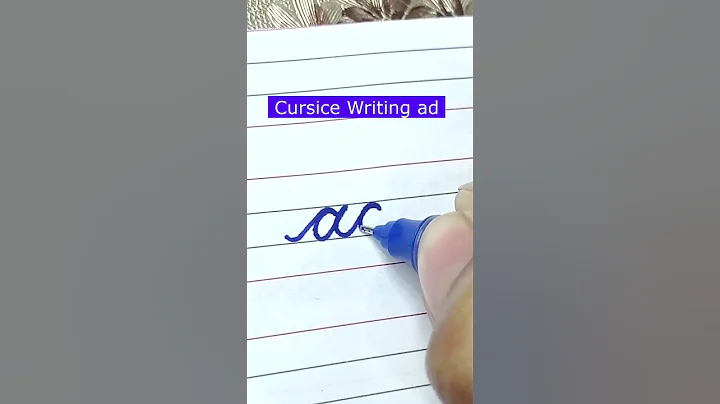 How to write small letter ad | Cursive writing a to z #cursivewriting #handwriting  #shorts
