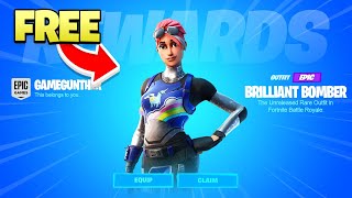 How To get The BRILLIANT BOMBER Skin In Fortnite For Free! (Rainbow Riot Bundle) screenshot 4