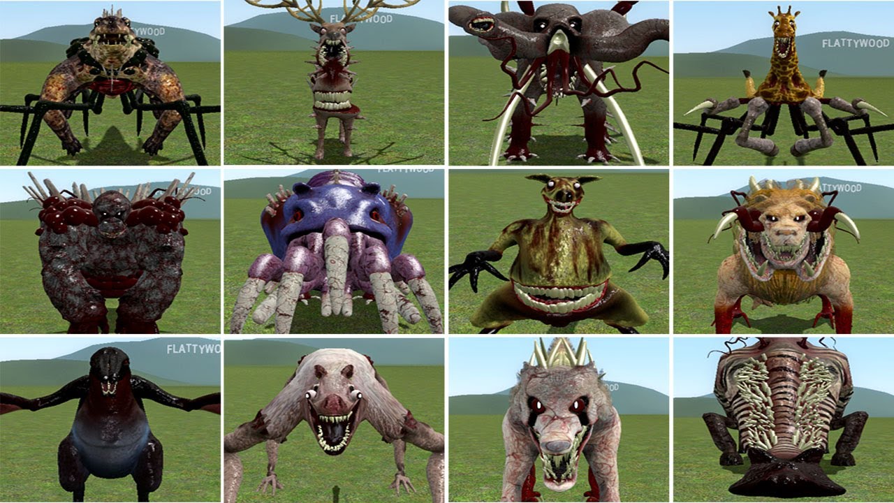All Zoonomaly Monsters in Garry's Mod,... - YouTube