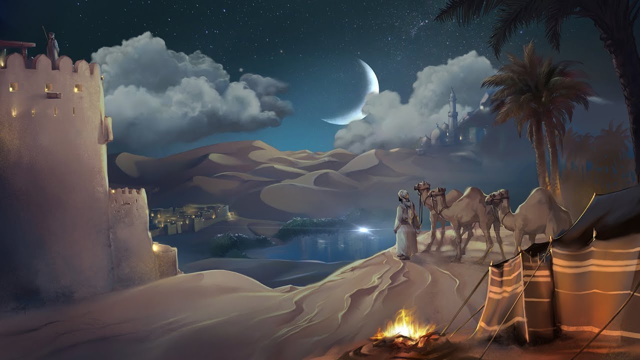 Desert Day to Night Timelapse Digital Art for ISNA Canada YouTube
