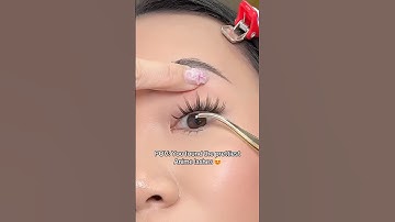 Anime lash tutorial easy #volashes #animelashes #lashtutorial #mangalashes #diylashes #lashhacks