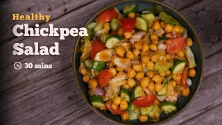 Healthy Chickpea Salad Salad Recipes Healthy Eating Simple Salads Cookd