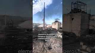 Mega incendio en fábrica de plástico en San Fermín, Culiacán