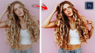 How To Add Highlights To Hair In Photoshop (2 Min) | Dodge & Burn Using Curves, Channels, Blend If