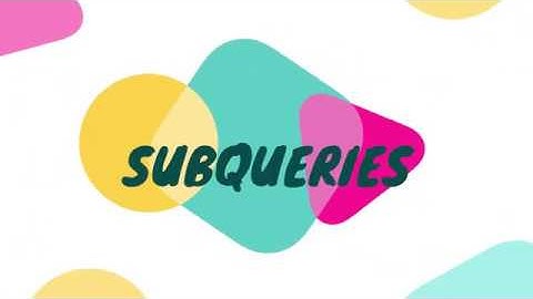 KHUSUS PEMULA : BELAJAR SUBQUERIES DENGAN ORACLE #ORACLE #UNAMA