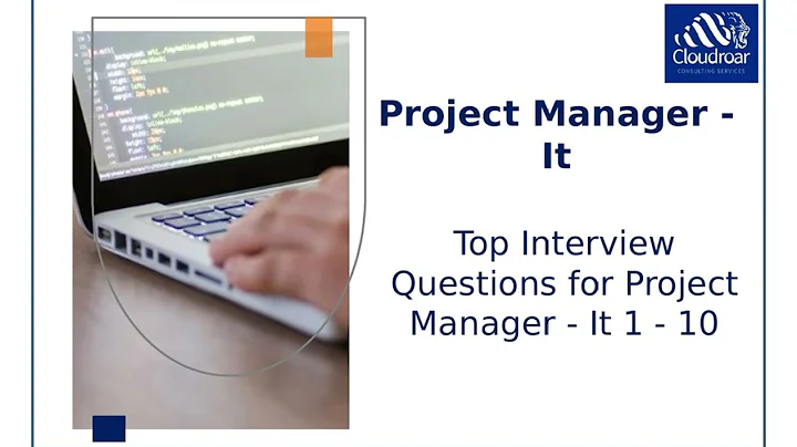 Top 10 Project Manager - It Interview Questions and Answers For 2025 | Part 01