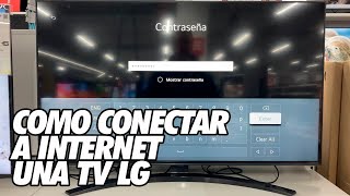 Ayuda: Ayuda: [Conexión a Internet del televisor LG] ¿Cómo establezco una  conexión inalámbrica a Internet con mi televisor?