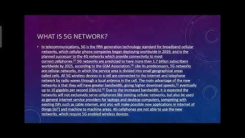 5G network   EIT Assignment