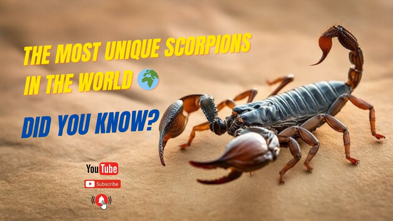 The Most Unique Scorpions in the World  | Did You Know?