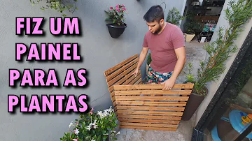 Como usar estrado de cama para fazer jardim vertical?
