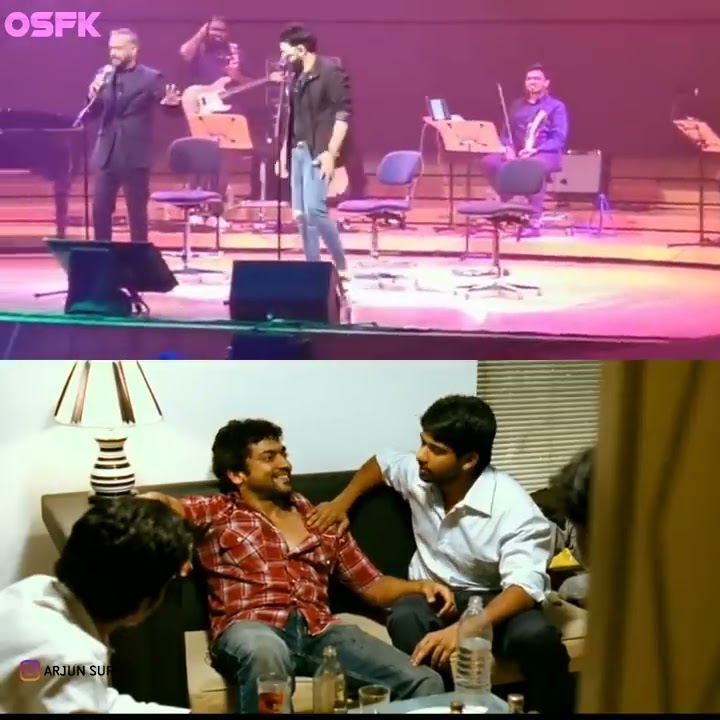 Anjala💔 begins with vaaranam ayyiram ava enna enna thedi vanatha song