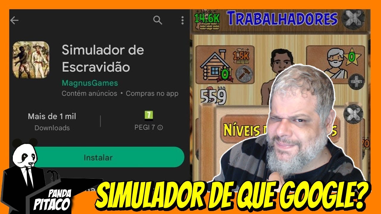 Brasil: Jogo que simula escravidão era encontrado no Google