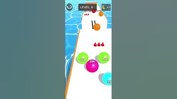 Color Balls Merge Roll Run 3D Level 6 #gameplay #games #playstore