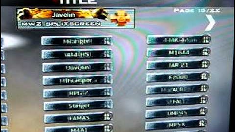 mw2 split screen UNLOCK ALL