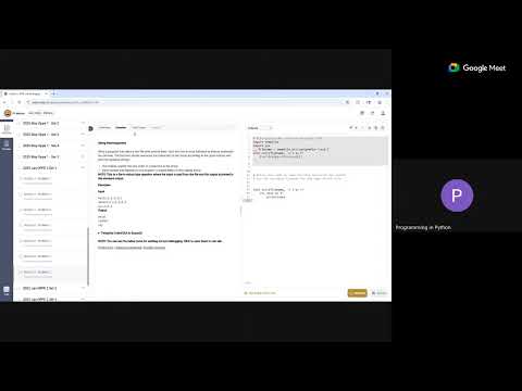 Python Live Session | OPPE 2 Revision | T1-2026