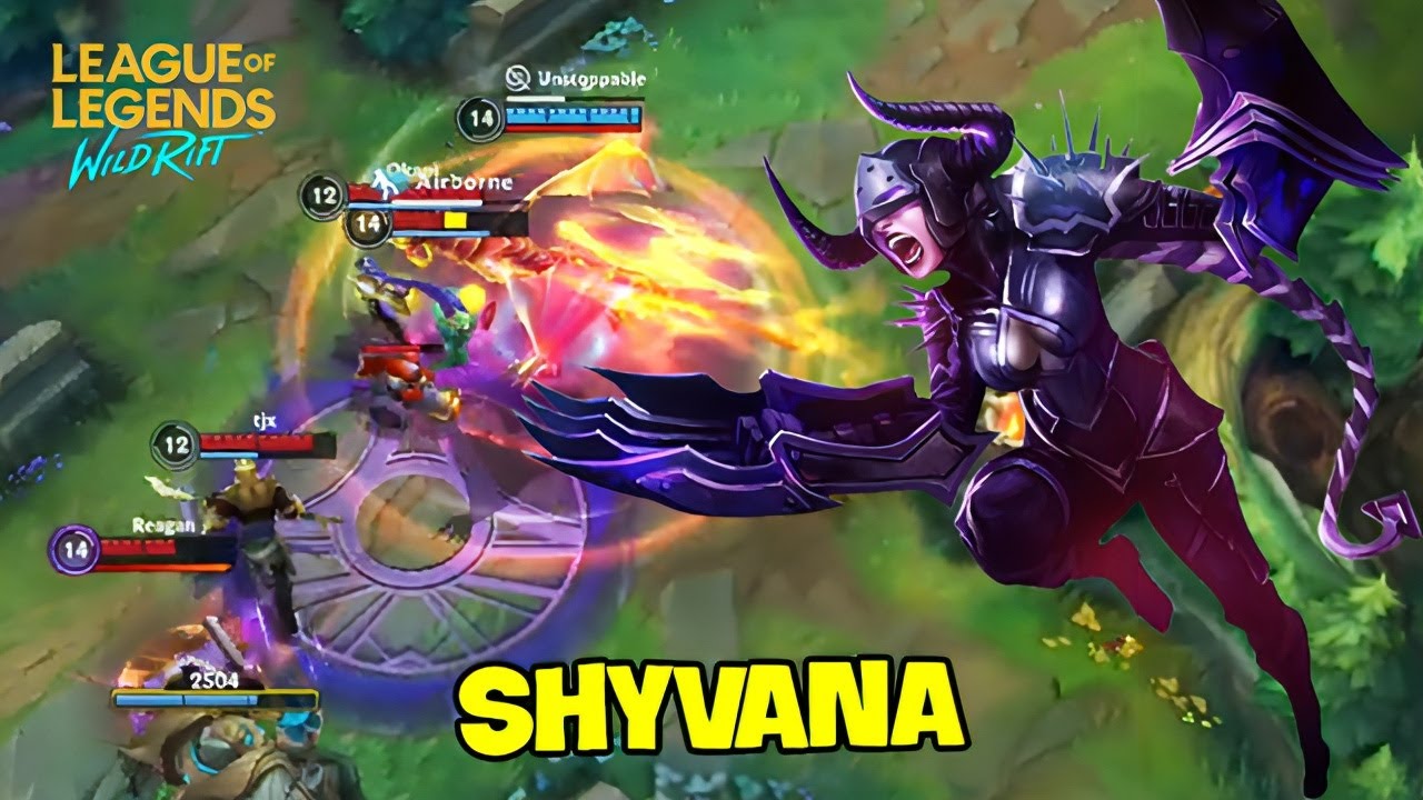 Wild Rift SHYVANA Montage - Best SHYVANA Plays | LoL Wild Rift Montage