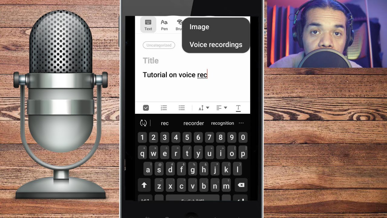 samsung voice recorder app