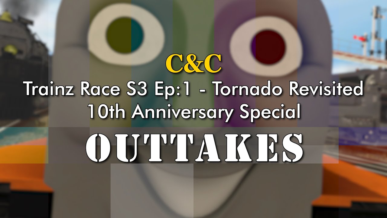 C&C EXTRA: Trainz Race S3 Ep:1 - OUTTAKES! | C&C Halloween Video 2024
