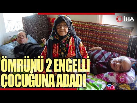 93 Yaşında Anne 60 Yıldır Engelli Çocuklarına Bebek Gibi Bakıyor