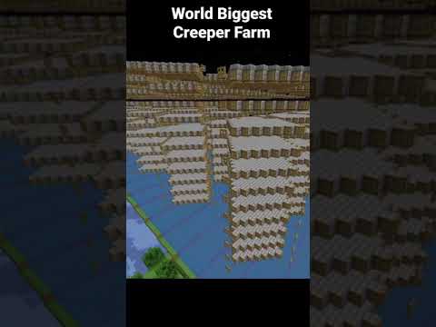 Biggest Creeper Farm
