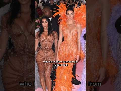 These Celebrities are BANNED from the Met Gala #fashion #luxury #metgala
