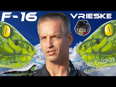 F-16 4K UHD F16  Roll Out Belgian Solo Display with the new Dream Viper and "Vrieske"