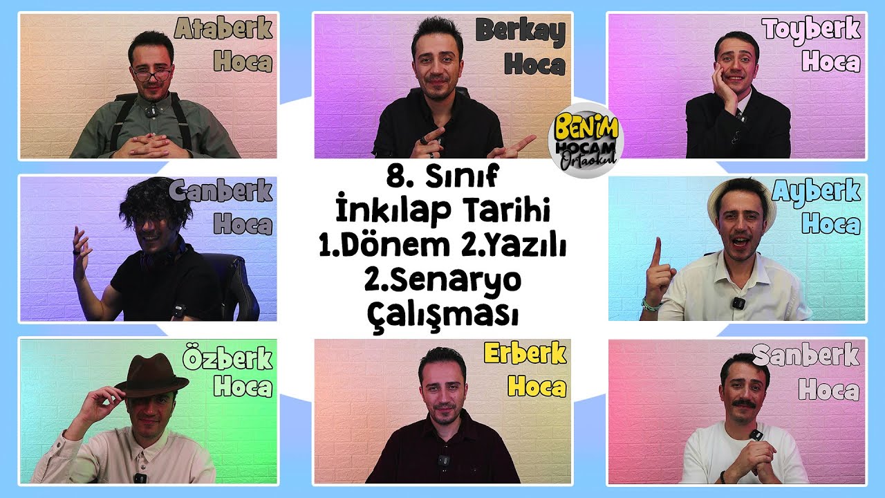 8.Sınıf - İnkılap Tarihi - 1.Dönem - 2 Yazılı - 2.Senaryo Çalışması