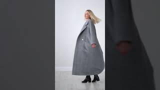 Модель пальто С20100006 gray с альпака
