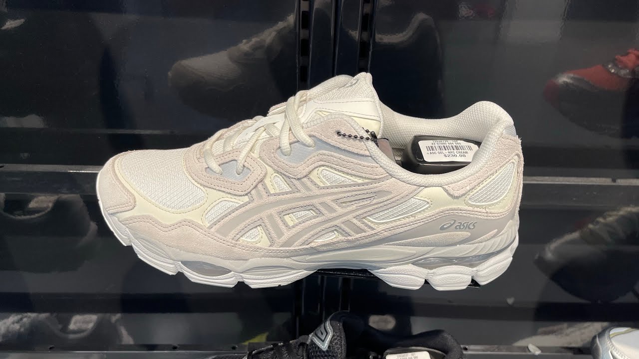 靴 asics GEL-NYC 1203A739-100 CREAM CREAM Asics Gel NYC (Cream/ Cream) - Style Code: 1203A739-100
