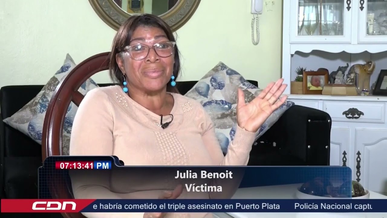 A Julia Benoit le pusieron droga en el Aeropuerto Internacional de Punta Cana