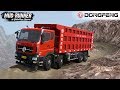 Spintires mudrunner  dongfeng tianlong pingding 8x4 cargo delivery on mountain passes