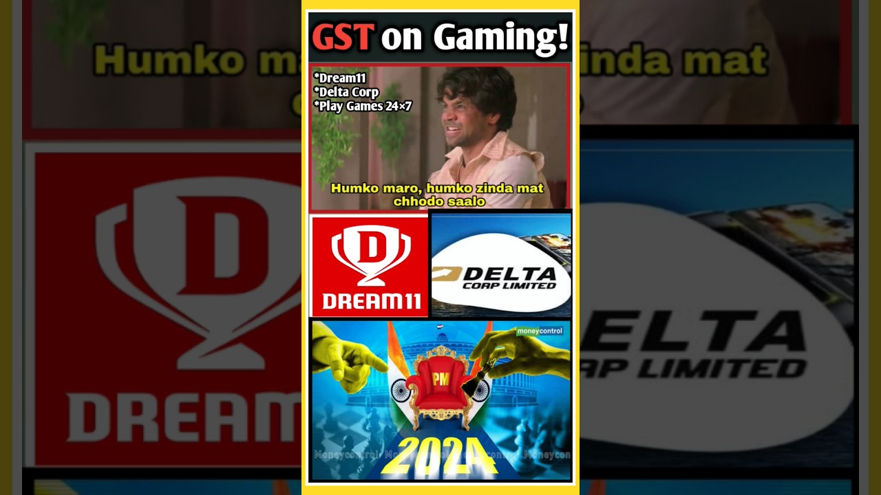 Impact of gst notice to dream 11 & delta corp 🤔 | kya band ho jayegi fantasy apps? 😱