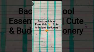 “School Essentials under ₹50 😳 | DIY + Cute Items”#BackToSchool #SchoolEssentials #Stationery #DIY