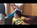Happpy ang bata kay bag o ang tv