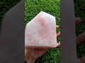 Lord Buddha Face/Head Carving in Rose Quartz: A Harmonious Blend of Spirituality and Artistry