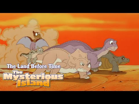 The Gang Runs Away from The Herd | The Land Before Time V: The Mysterious Island