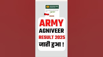 Army Agniveer Result 2025. How to check Army Agniveer Result 2025. how to check Agniveer Result