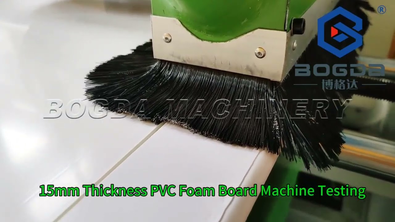 BOGDA Advertising Flex PVC Sign Board 15mm Thickness PVC Foam Production Line