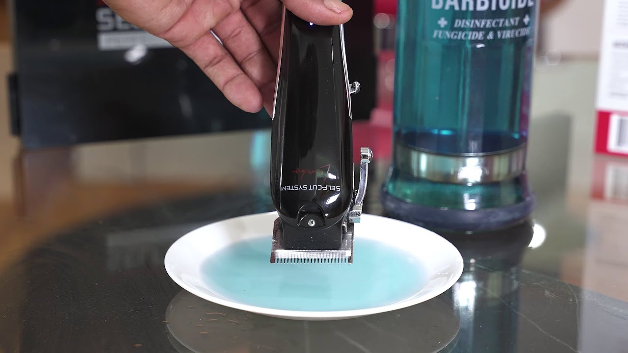 HOW TO DISINFECT DIRTY CLIPPERS AND TRIMMERS 