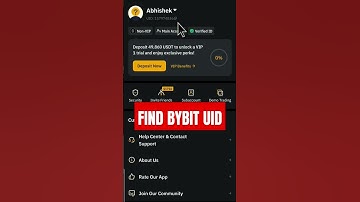 How To Find Bybit UID #bybit #bybitapp #bybituid #findbybituid #bybitwallet