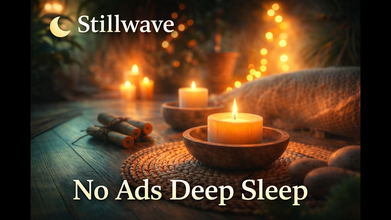 1 Hour Deep Sleep Piano 🌙 | Candlelight Calm | No Ads | Stillwave