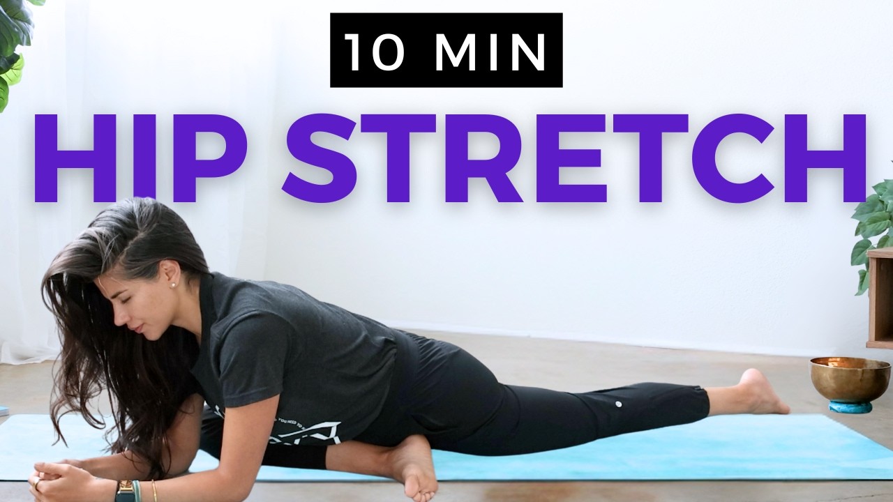 10 min Deep Stretch Yoga for Flexibility | Hip Opening - YouTube