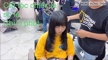 Làm thế nào để cắt tóc sole layer trong 5 phút , hùng đông tinh