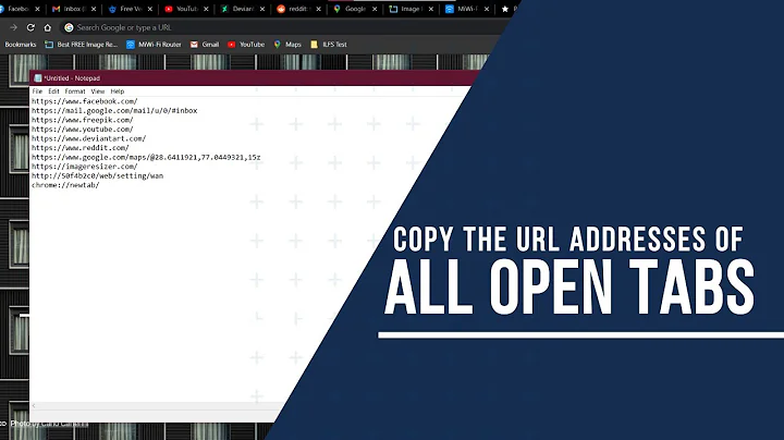How To Copy the URL Addresses of All Open Tabs in Chrome