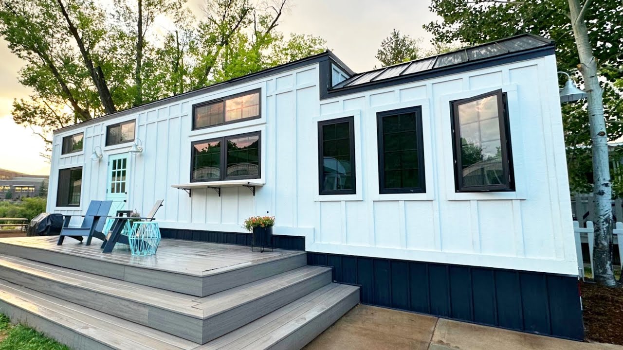 Absolutely Gorgeous Custom Farmhouse Meets Coast Tiny House for Sale